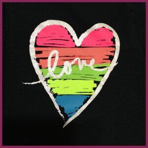 Neon Heart Hoody, sz M